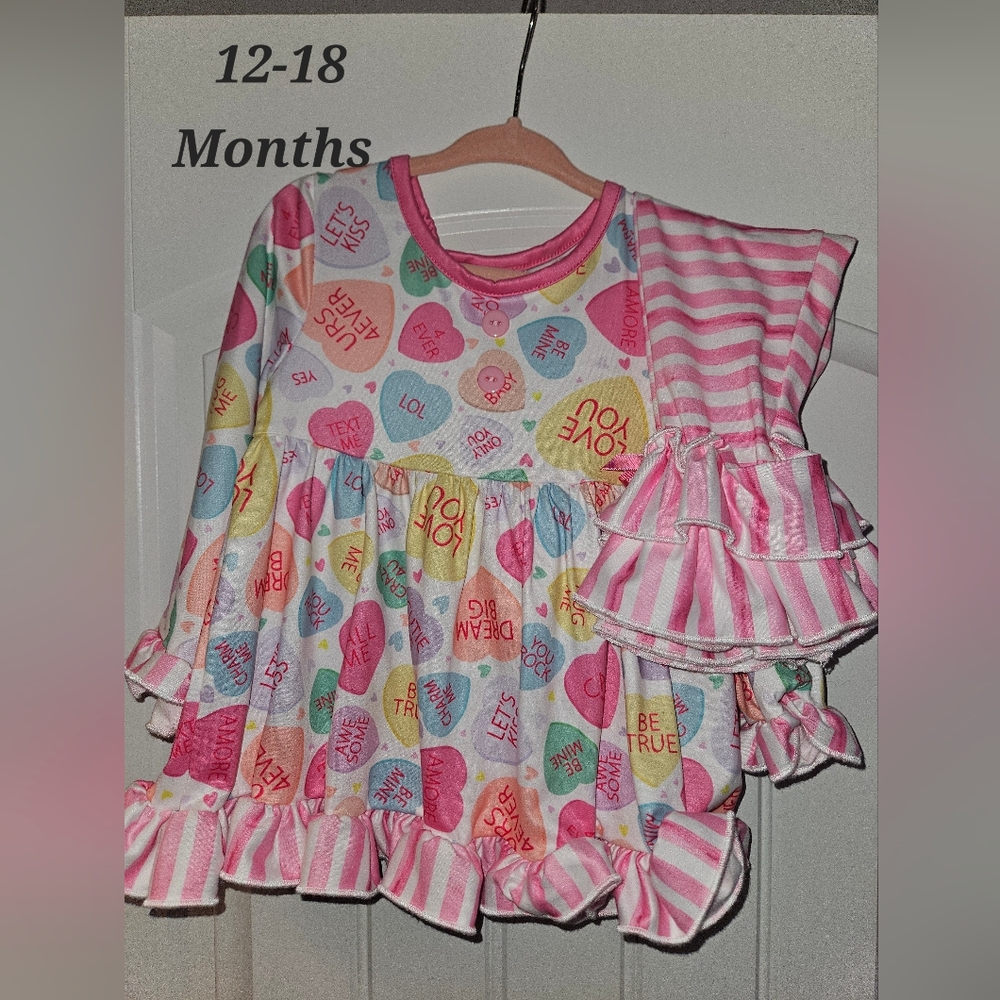 Sweetheart Messages Kids Nightgown Set